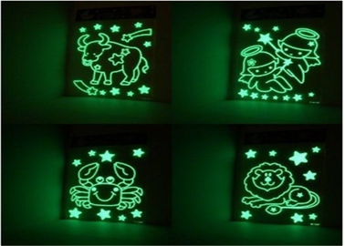 Yellow Green Phosphorescent Pigment Powder PHP511-63 For Wall Painting supplier